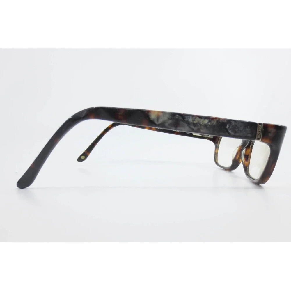 Bulova Massy Tortoise Rectangular Eyeglasses Frames 53-16-135 Brown Marbled Mens
